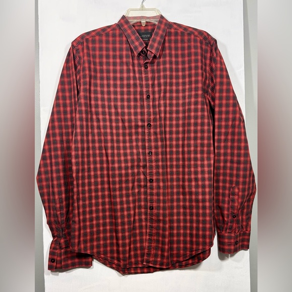 Zara Other - Zara Red and Black Plaid Men's Shirt Size    Large